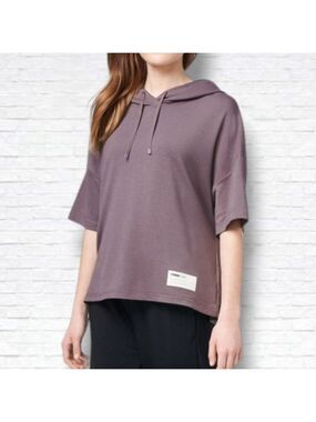 Free FWD Lavender Oversized Hoodie with Split Back Size M